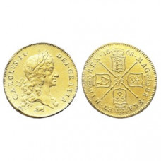 Charles II (Royal Africa Company) Gold Five Guineas