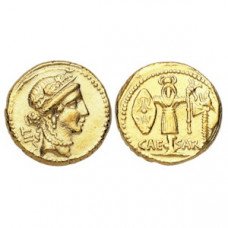 Aureus of Julius Caesar - Trophy
