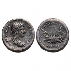 Dupondius of Hadrian - Galley