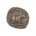 Sestertius of Otacilia Severa - Hippopotamus